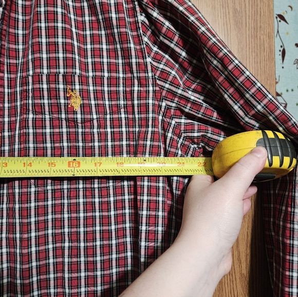 U.S. Polo Assn. Mens University Red Long Sleeve Button-Down! - Picture 5 of 6
